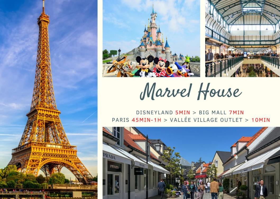 Marvel House - Disneyland 5Min, Private Parking, Terrace Magny-le-Hongre Zewnętrze zdjęcie