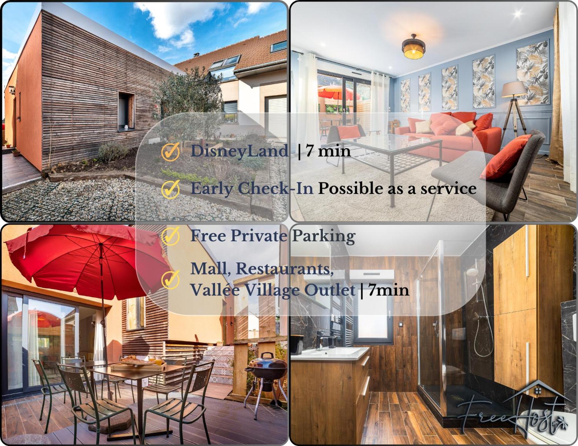 Marvel House - Disneyland 5Min, Private Parking, Terrace Magny-le-Hongre Zewnętrze zdjęcie